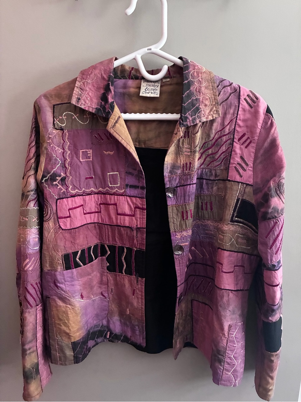 Artisan Patchwork Pink Multi Women's Jacket